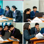 Hackathon teams working on their solutions