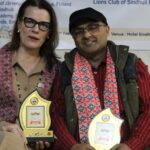 External trainers honoured with a token of love