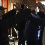 Participants giving feedback to each other through a game