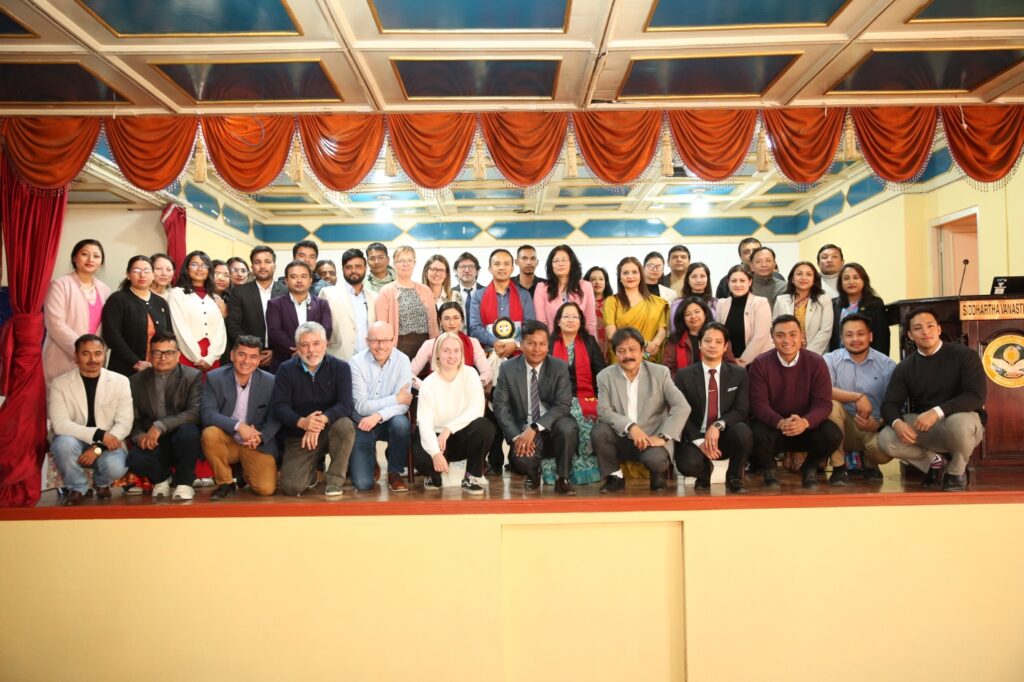 Group photo of participants after successfully conducting the Seminar on Entrepreneurship at SVI