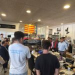 NEWSTEP delegation visiting the Hyperloop UPV student team lab, Valencia, May 2025